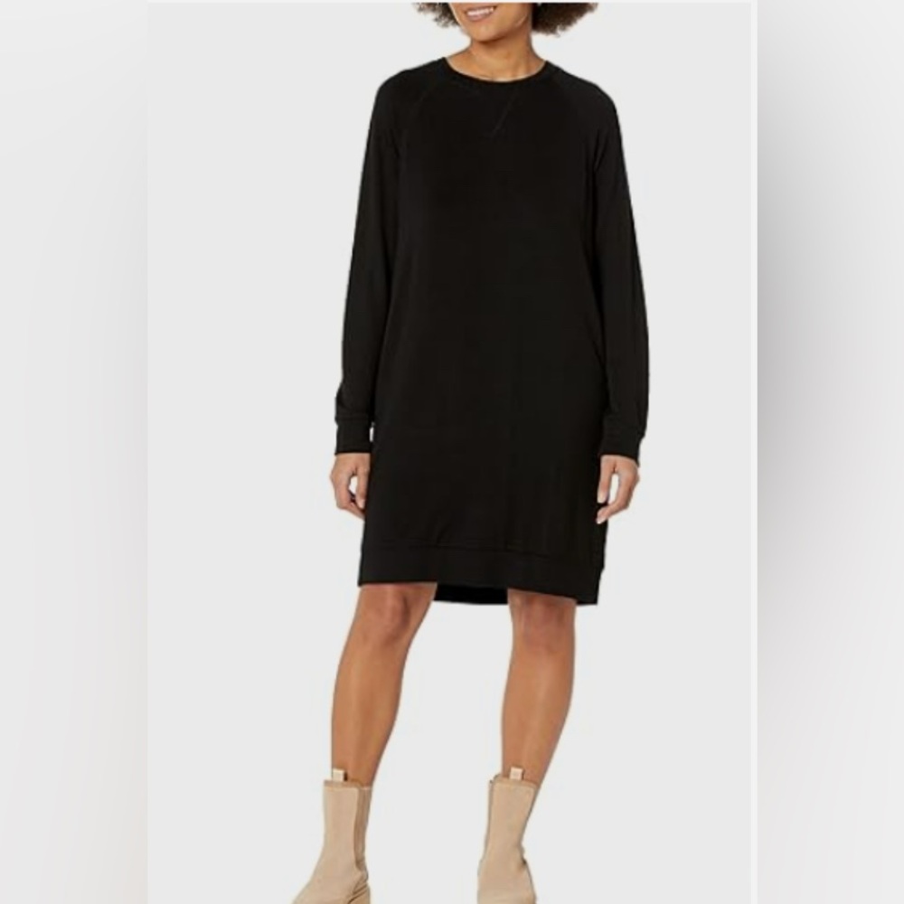 Daily Ritual Classic Black Dress